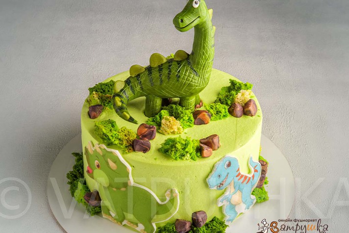 Торт Веселый динозавр от 1300р до 2000р за 1кг 0
